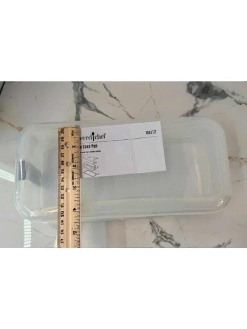 Pampered Chef Ice Cream Cake Pan #1551 Retired Discontinued Rectangular Baker